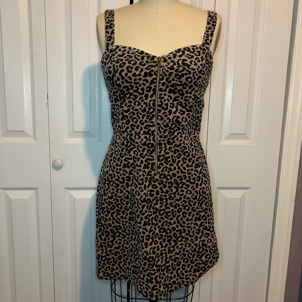 Leopard print dress